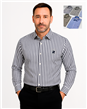 2433 -  Camisa Polo Con Spandex Y Cuello Italiano