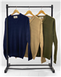 5456 - Sweater Escote V Con Vivos