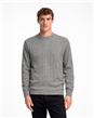 5460 - Sweater Escote Redondo Punto Arroz