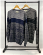 5461 - Sweater Escote Redondo Rayado Matizado
