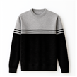 8112 - Sweater Escote Redondo Rayado TALLE ESPECIAL