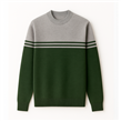 8012 - Sweater Escote Redondo Rayado