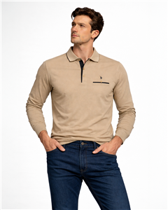 7902 - Chomba Neon M/L Cuello Tejido Jersey