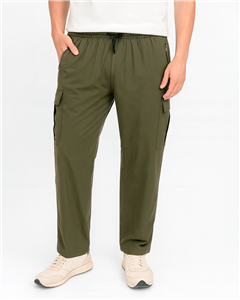 805 - Pantalon Nautico Gabardina Cargo 2 Bolsillos Con cierre