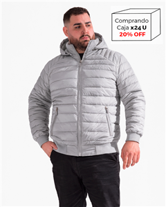 8640 - Campera Puffer Urbana TALLE ESPECIAL